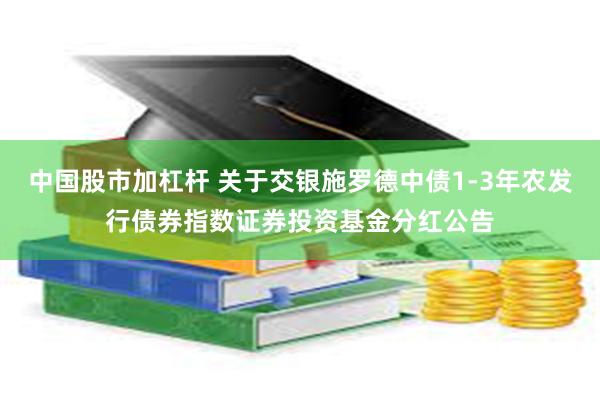 中国股市加杠杆 关于交银施罗德中债1-3年农发行债券指数证券投资基金分红公告